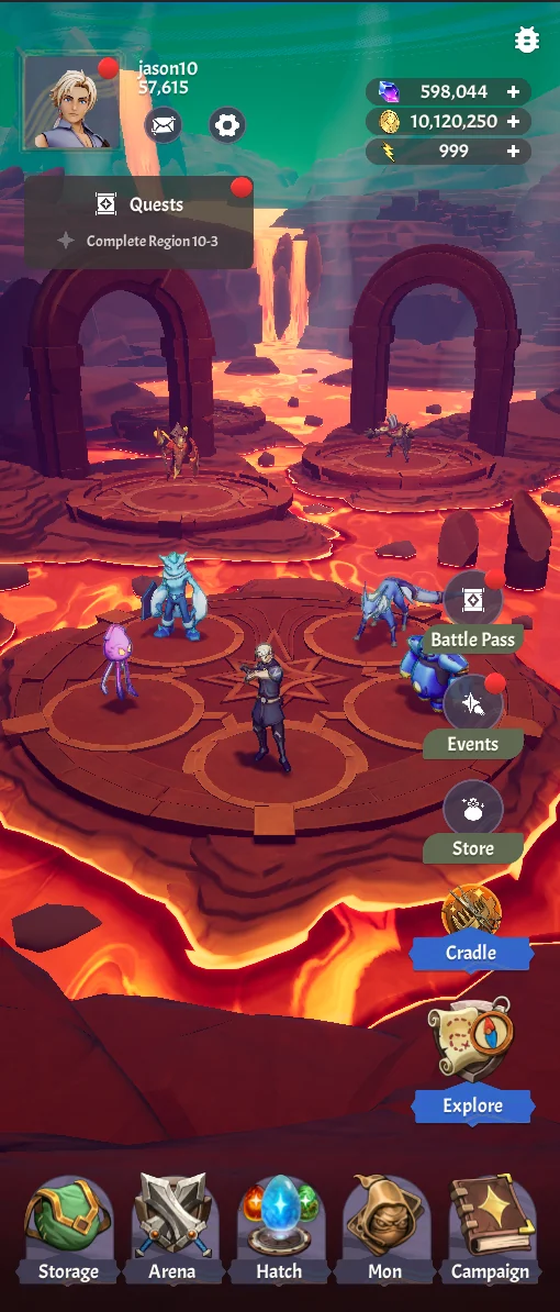 Warden Ascent mobile game screenshot